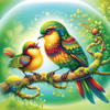 Diamond Art Club Chirps of Love Diamond Painting Diamond Art Club Chirps of Love Diamond Painting