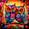 Diamond Art Club Owl Love You Forever Diamond Painting