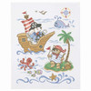 Baby by Herrschners Pirate Voyage Value Baby Quilt Top Stamped Cross-Stitch Baby by Herrschners Pirate Voyage Value Baby Quilt Top Stamped Cross-Stitch