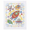 Baby by Herrschners Out of this World Value Baby Quilt Top Stamped Cross-Stitch Baby by Herrschners Out of this World Value Baby Quilt Top Stamped Cross-Stitch