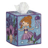 Herrschners Mermaid Magic Tissue Box Plastic Canvas Kit