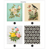 Vintage Flowers Sticker by Number