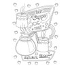 Dover Dazzling Diner Designs Coloring Book