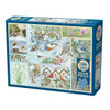 Cobble Hill Garden Birds in Winter Jigsaw Puzzle