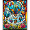SunsOut Stained Glass Balloons Jigsaw Puzzle SunsOut Stained Glass Balloons Jigsaw Puzzle
