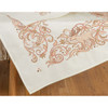 Herrschners Metallic Flourish Table Topper Stamped Cross-Stitch Kit Herrschners Metallic Flourish Table Topper Stamped Cross-Stitch Kit