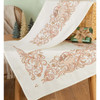 Herrschners Metallic Flourish Table Topper & Table Runner Set Stamped Cross-Stitch Kit Herrschners Metallic Flourish Table Topper & Table Runner Set Stamped Cross-Stitch Kit