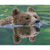 Diamond Dotz Grizzly Swim Diamond Painting