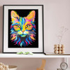 Diamond Dotz Neon Flock Cat Diamond Painting
