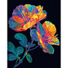 Diamond Dotz Neon Flock Floral Diamond Painting