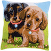 Vervaco Dachshunds Cushion Needlepoint Kit Vervaco Dachshunds Cushion Needlepoint Kit