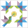Herrschners Quilted Hummingbird Quilt Blocks Thread Kit