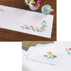 Herrschners Roses in Bloom Table Runner or Napkins Thread Kit
