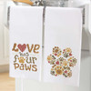 Love has Four Paws Towel Pair Thread Kit Love has Four Paws Towel Pair Thread Kit