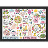 Letistitch Spring Sampler Kit & Frame Counted Cross-Stitch Kit