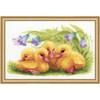 RIOLIS Funny Ducklings Kit & Frame Counted Cross-Stitch Kit RIOLIS Funny Ducklings Kit & Frame Counted Cross-Stitch Kit