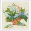 RIOLIS Forest Lily of the Valley Kit & Frame Counted Cross-Stitch Kit RIOLIS Forest Lily of the Valley Kit & Frame Counted Cross-Stitch Kit