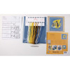 LanArte Yellow Zebra Fish Counted Cross-Stitch Kit