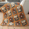 Leisure Arts Highland Cows Blanket Crochet Kit Leisure Arts Highland Cows Blanket Crochet Kit