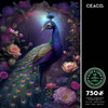 Ceaco Peacock Glow in the Dark Jigsaw Puzzle