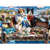 SunsOut Wharf Cats Jigsaw Puzzle
