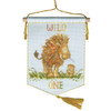 Bothy Threads Wild One Pennant Flag Counted Cross-Stitch Kit