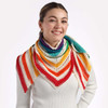 Premier Stripes & Eyelets Shawl Crochet Kit