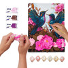 OKTO Hummingbirds in Love Paint by Number Kit