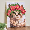 OKTO A Cat in a Flower Crown Paint by Number Kit OKTO A Cat in a Flower Crown Paint by Number Kit