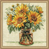 Design Works Sunflowers Counted Cross-Stitch Kit