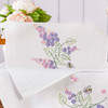 Herrschners Lavender & Bees Table Topper Stamped Embroidery Herrschners Lavender & Bees Table Topper Stamped Embroidery