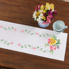 Herrschners Victorian Rose Table Runner Stamped Cross-Stitch