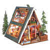 Robotime A-Frame Cabin Miniature House Model - Wood