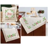 Herrschners Winter Holly & Berries Ensemble, Set of 3 Stamped Cross-Stitch