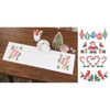 Herrschners Happy Holidays Table Runner Set Stamped Cross-Stitch
