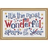Imaginating Inc. The Most Wonderful Spark Counted Cross-Stitch Kit