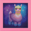 Craft Buddy Rainbow Llama Frameable Diamond Painting
