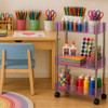 3-Tier Wide Rolling Cart Accessory