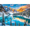 Eurographics Lake Moraine in Winter Jigsaw Puzzle