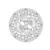 Dover Bird Mandalas Coloring Book