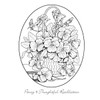 Dover Beautiful Language of Flowers Coloring Book
