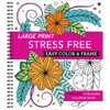 Brain Games Large Print Stress Free Coloring Book