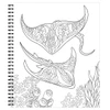 Brain Games Large Print Under the Sea Coloring Book