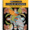 Brain Games Stress Free Orange Color by Number Coloring Book