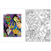 Simon & Schuster Disney Villains Color by Number Coloring Book