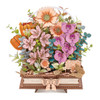 Robotime Blooming Book Flower Bouquet Model - Wood