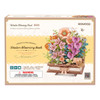 Robotime Blooming Book Flower Bouquet Model - Wood