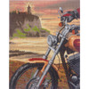Craft Buddy Motorcycle Sunset Diamond Painting