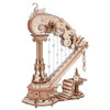 Robotime Magic Harp Music Box Model - Wood