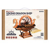 Robotime Viking Dragon Ship Model - Wood